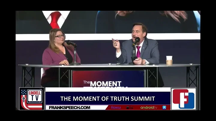 Shelby Busch & Mike Lindell at The Moment of Truth...
