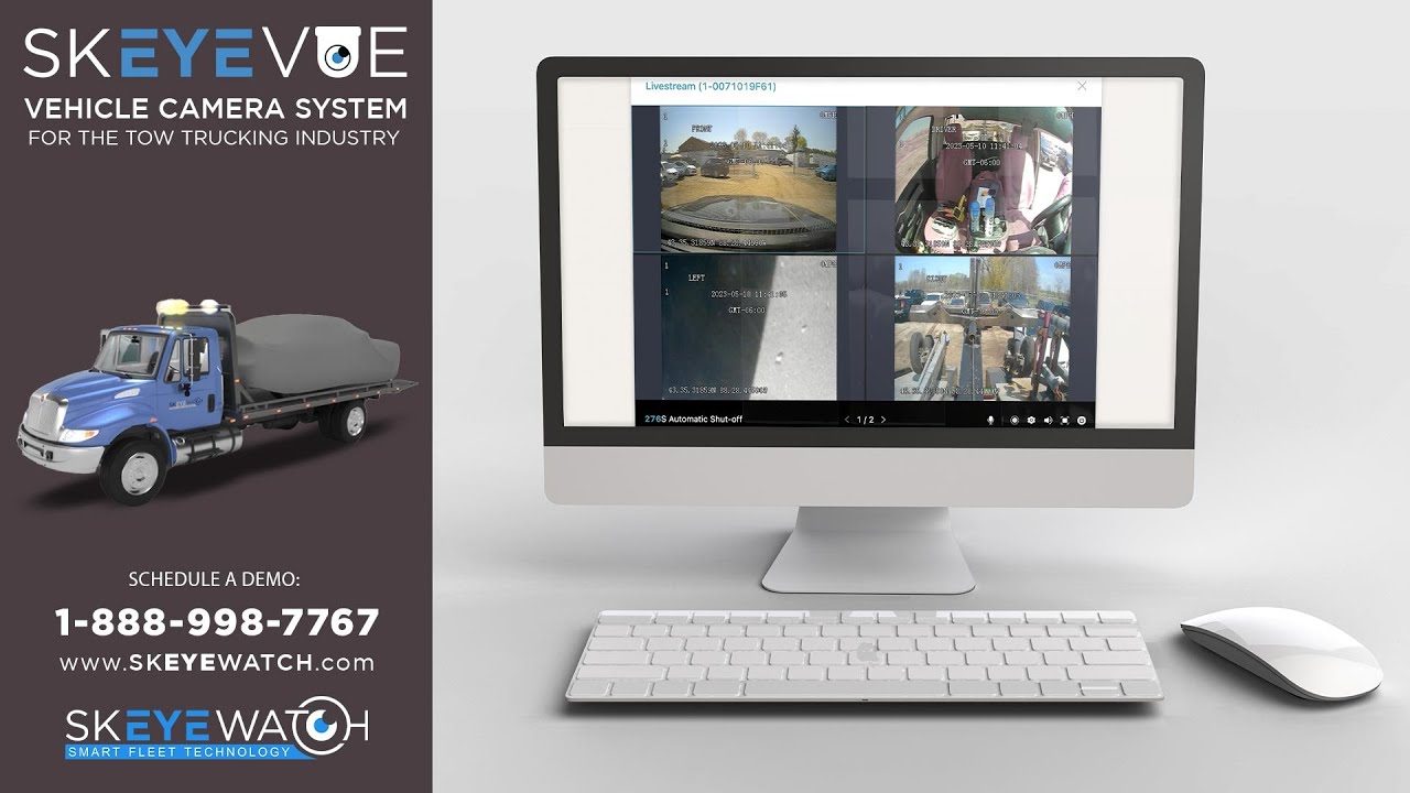 Best Tow Truck Camera System in 2023 Repo Truck Cameras skEYEvue