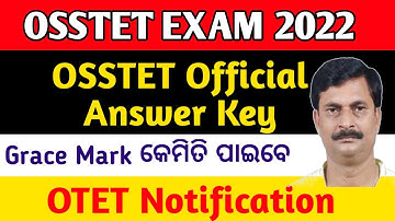 OSSTET OFFICIAL ANSWER KEY-OSSTET RESULT DATE-OTET NOTIFICATION-JT RECRUITMENT