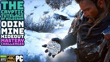 Gold Medals Odin Mine Mastery Challenges - The Cryptic Tutelage of Hildiran Pt.2 - AC Valhalla 4K