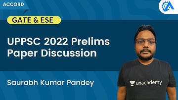 UPPSC 2022 Prelims Paper Discussion | Saurabh Kumar Pandey