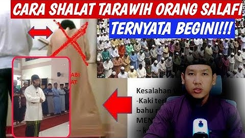 Cara Shalat Tarawih Orang Salafi Ternyata Begini!!! Bikin Adem Tidak Terburu-buru!!