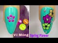 Easy Spring Flower Nails Art For Beginner 💖Vẽ Hoa Năm Cánh 💅New Nails Design 💝 New Nails