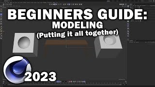 Cinema 4d 2023: Beginners Guide Pt 6 (Modeling)