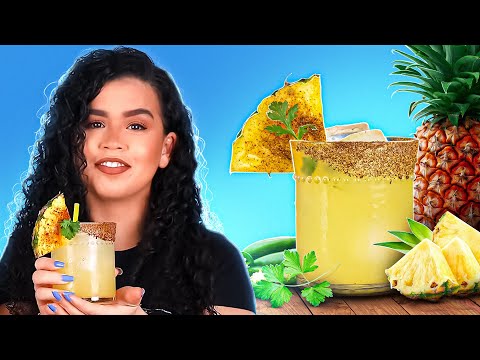 Spicy Pineapple & Cilantro Margarita | Best Margarita Recipe!