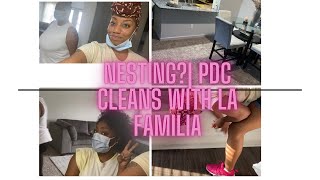 NESTING| Pretty Dazzling Cleaning with Family | MY NEPHEW HAS ARRIVED!  #Cleaning #Family #Nesting