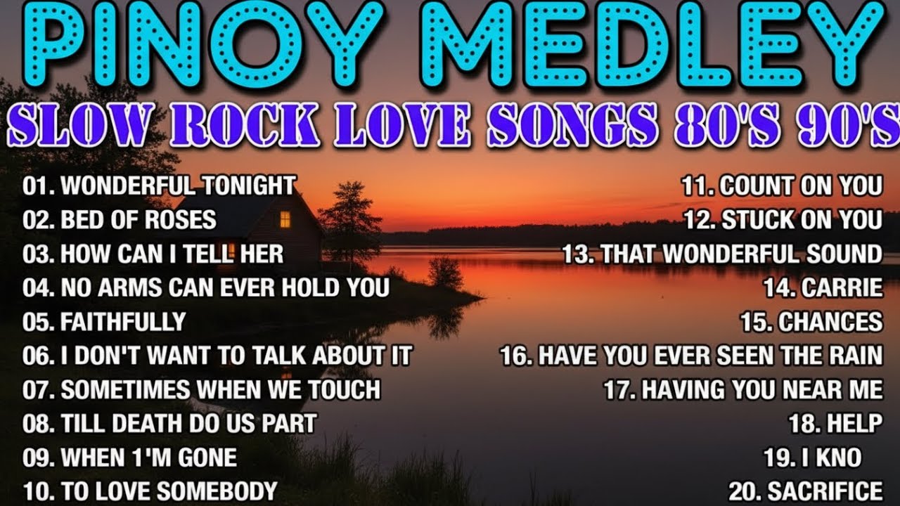 NONSTOP OLDIES ROMANTIC SLOW ROCK SONGS | 70 80 90S