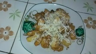 cara membuat singkong goreng campuran susu dan keju screenshot 5