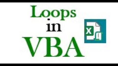 Loops in VBA