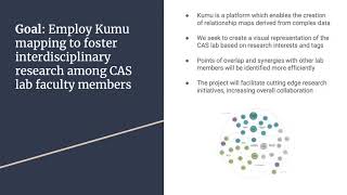 Mapping CAS faculty expertise with kumu.io