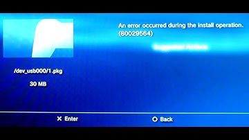 80029564 PS3 Error FIX