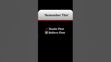 Stop Doubting — Start Believing 💪 | Power of Mindset #shorts #motivation