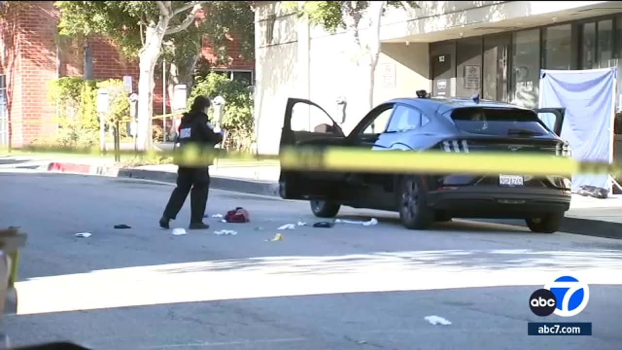 Police investigating shooting in Santa Monica; suspect at large - YouTube