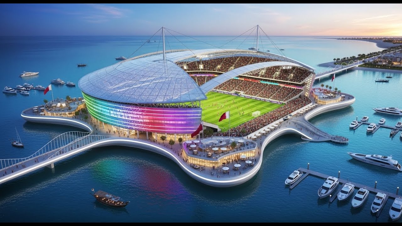Inside the Impossible Floating Stadium: How Qatar Built a $1 Billion ...
