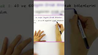 Matematik - İki Doğal Sayının Ortak Bölenleri ve Katları  #shorts