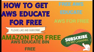 AWS Educate - Register AWS Educate Step by Step Tutorial | AWS Educate for free