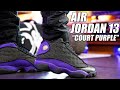 Air Jordan 13 Court Purple Review and On Foot in 4K