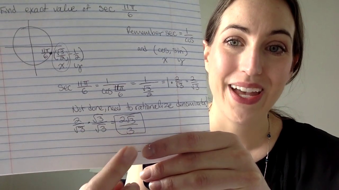 PreCalculus (10-12) Chapter 6 Review for Exam - YouTube