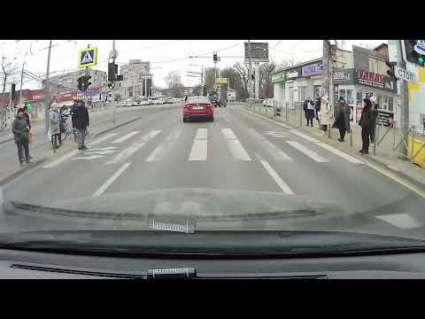 Краснодар.  Поездка на машине по городу  Показываю как выглядит город миллионник