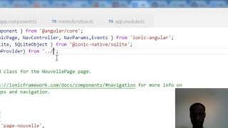 Réalisation d'un Memo avec le framework Ionic - Utilisation de SQLite