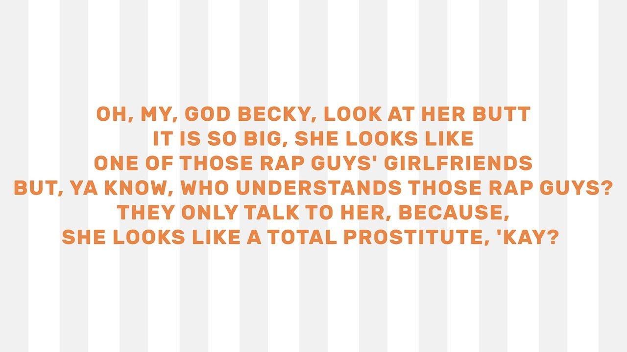 Sir Mix A Lot Baby Got Back Lyrics Youtube