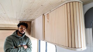 Building a Tambour Door Cabinet During a Blizzard | RV Renovation Ep. 6