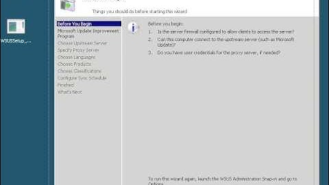 11  Windows Server Update Services WSUS