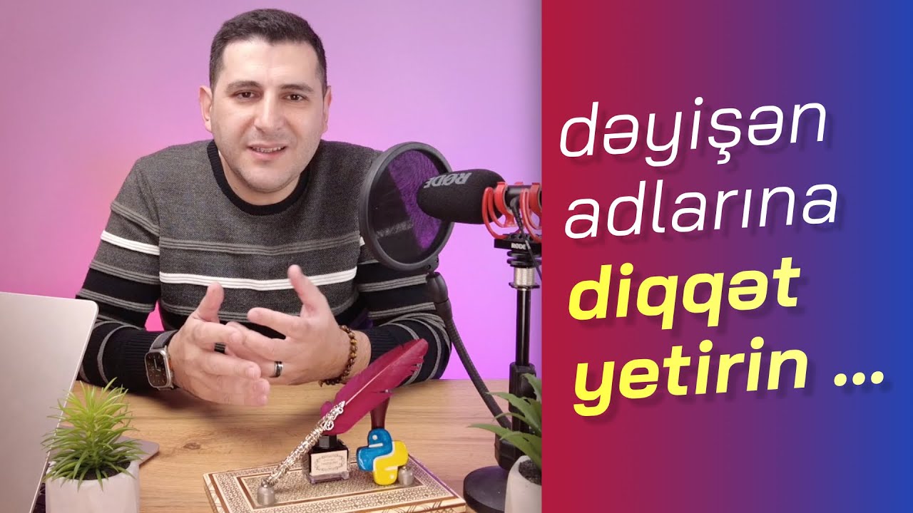 Dəyişən adlarına diqqət yetirin ... #kody_az?>