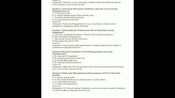 156411 Check Point Jump Start Exam1219 video