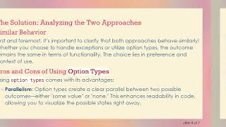 Celebrity Understanding OCaml Streams: Exception Handling vs Option Types Profile