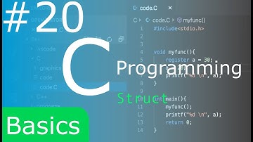 C Programming Language Basics Tutorial 20 Struct