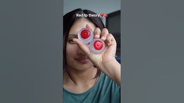 Red lip theory🍒♥️💋 lip pot from @fwee #redlips #redlipstick #lipstick #puddingpot #fweepuddingpot