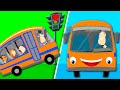 Wheels On The Bus Go Round And Round Song | Kids Songs | Fun Learning