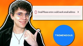 FIX Tremendous Please Enter A Valid Work Email Address