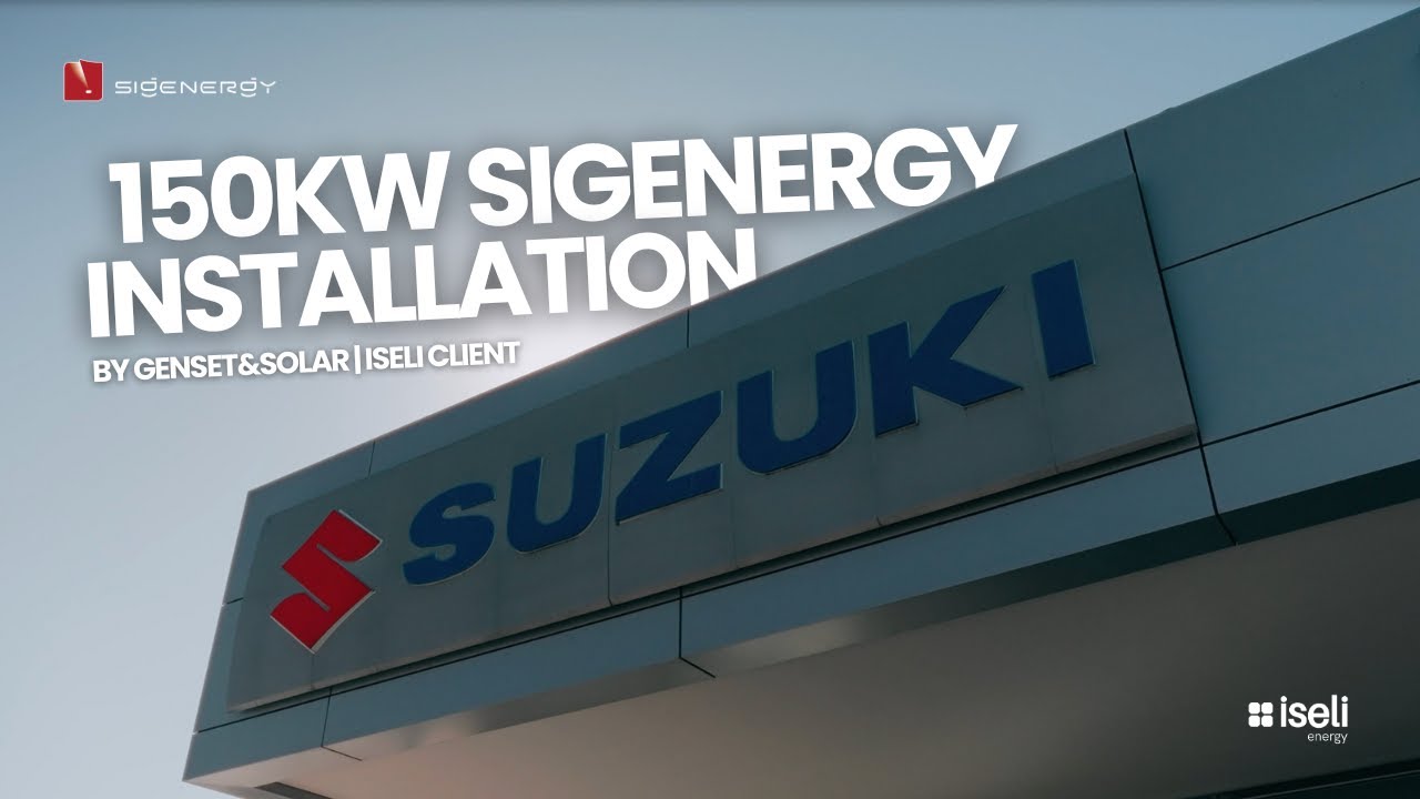 150KW SIGENERGY INSTALLATION BY GENSET & SOLAR | SUZUKI DURBAN