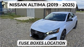 Nissan Altima - FUSE BOX LOCATION (2019 - 2025)