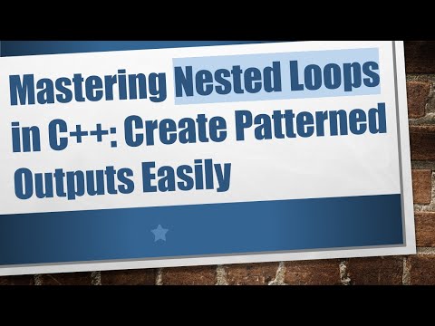 Mastering Nested Loops