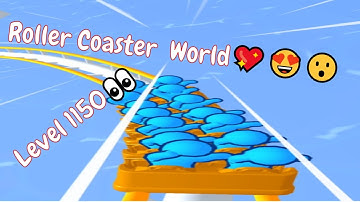 Roller Coaster  World - Part 120. Run😮😍💖ner Coaster Android Game All LEVELS.