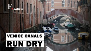 Venice Canals Start To Run Dry Due To Exceptionally Low Tides And Lack Of Rain| F. Earth