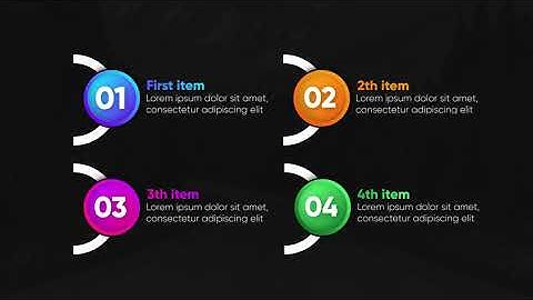 Infographic Animated Lists V5 | Motion Graphics Templates - Motion Array