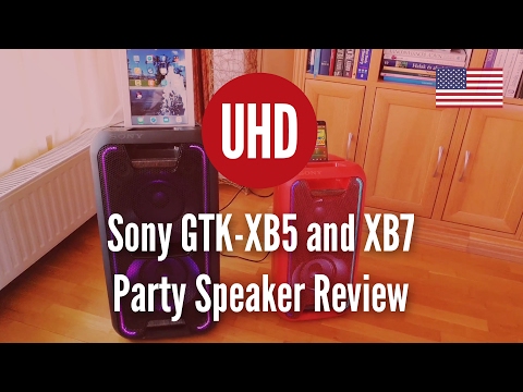 Sony GTK-XB5 and XB7 Party Speaker Review