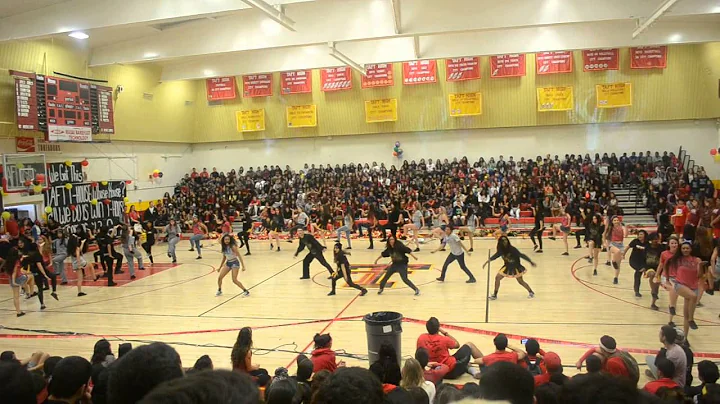 Taft Dance Team Homecoming peprally 2013