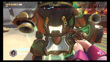 Epic solo team kill with Dva ult