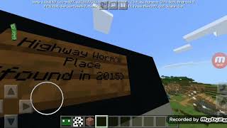 I made highway worm in minecraft (With Invisble item frame And my addon Pack) screenshot 3