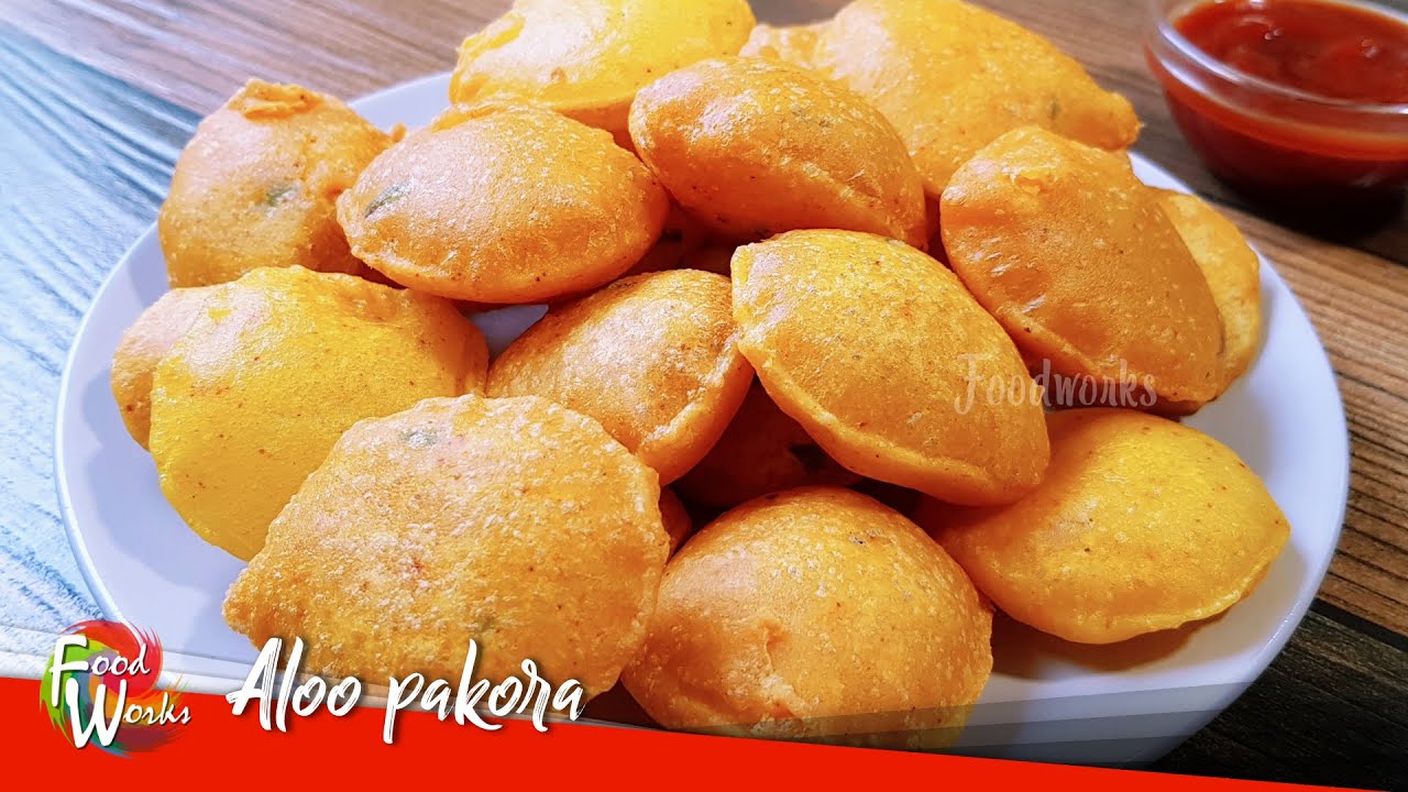 Aloo Pakora Recipe | Crispy Potato Snack Recipe | Aloo Pakora | Aloo Bajji -Potato Snacks -Foodworks