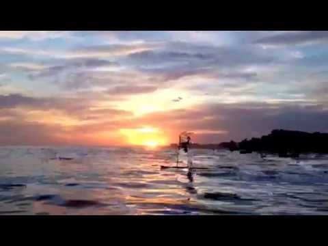 Amanecer en Surf a Remo en Llanes - Llanes Sunrise Stand Up Paddle Surfing