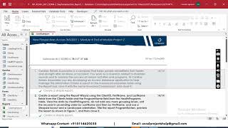 New Perspectives Access 365/2021 | Module 4: End of Module Project 2 Cardiac Rehab Associates