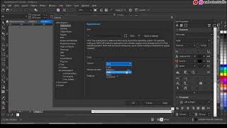 Tutorial CorelDRAW Cara Mengubah Tema CorelDRAW Menjadi Hitam atau Dark Mode screenshot 1