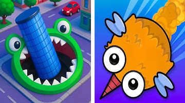 Hole.io VS Mosquito. iO- All Max Level Speed Run, No Ads Gameplay