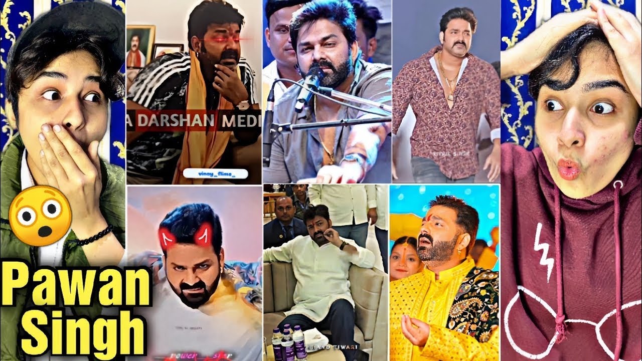 Pawan Singh Trending Instagram Viral Reels Reaction 🔥 | Bhojpuri Powerstar l Salman x pawan